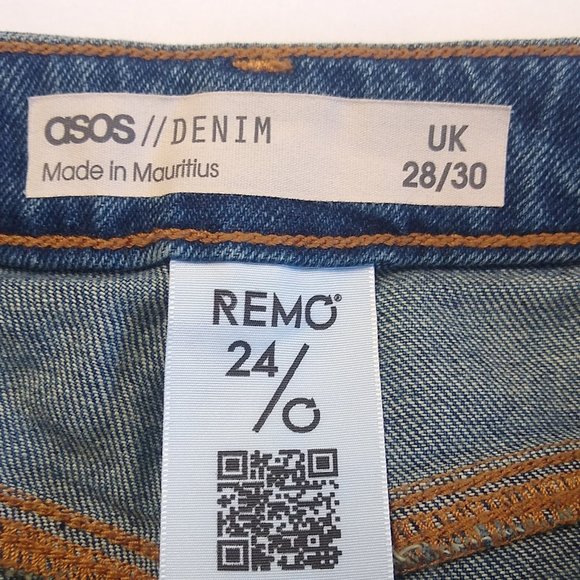 ASOS High Waisted Ripped Knee Skinny Jeans sz 28 - Picture 4 of 6